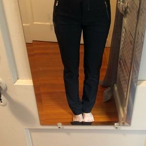Black H&M nylon work pants, never worn